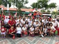 Largest human formation of radial stripes@Nanyang CCC