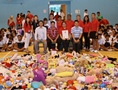 Largest Heart Formation Made Of Toys