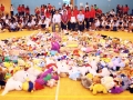 Largest Heart Formation Made Of Toys