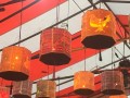 Lanterns Made Of Parking Coupons (7)