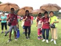 Largest Mass Walk With Umbrellas