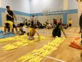 largest text formation made of paper airplanes (1)
