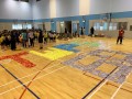 largest text formation made of paper airplanes (15)