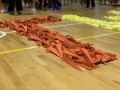 largest text formation made of paper airplanes (7)