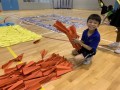 largest text formation made of paper airplanes (8)
