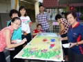 Most Number of People Painting On A Lantern