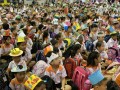 most number of people wearing handmade hats (1)