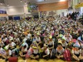 most number of people wearing handmade hats (10)