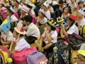 most number of people wearing handmade hats (13)