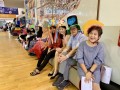 most number of people wearing handmade hats (15)