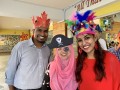 most number of people wearing handmade hats (23)