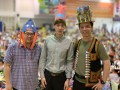 most number of people wearing handmade hats (6)