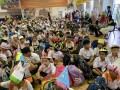 most number of people wearing handmade hats (8)