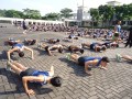 Most People Doing Push-ups and Sit-ups
