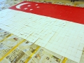 Largest National Flag Made Of Coasters