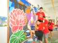 Most Number Of People Painting Murals At One Location