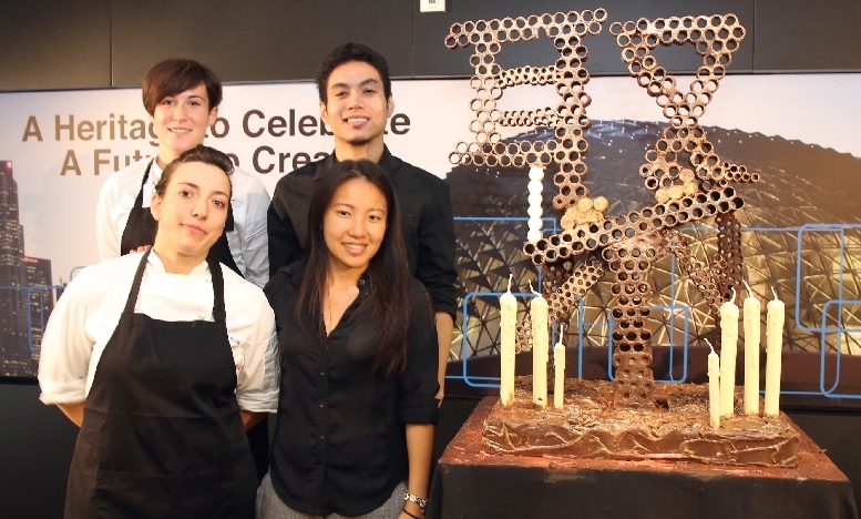 Largest Chinese Character Made From Chocolate