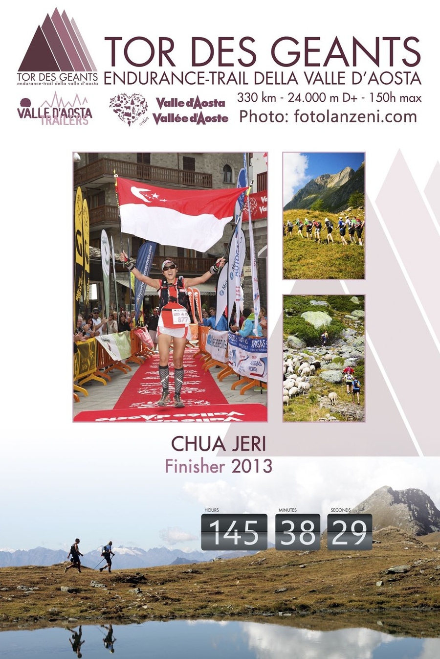 First Singaporean At Tor des Géants