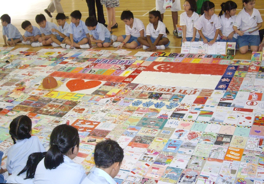 Largest Display Of Voice Embedded Cards
