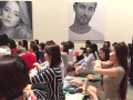 applying hand cream and eyelifting mask02