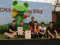 Fastest Time To Pass 10 T-shirts Along A 100-People Chain