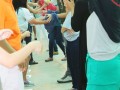 Fastest Time To Pass 10 T-shirts Along A 100-People Chain