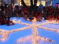 Largest Flaming Image Made Of Tealights