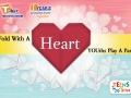 Largest Heart Formation Made of Origami Hearts
