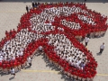 Largest Human Formation Of The Peace Sign