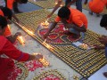 Largest Display of Lighted Diyas
