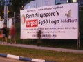 Largest Human Formation Of SG50 Logo