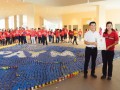 largest logo made of canned food