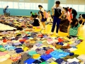 Largest Logo Made Of Clothes