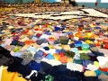 Largest Logo Made Of Clothes