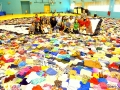 Largest Logo Made Of Clothes