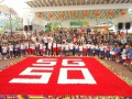 Largest Logo Made Of Egg Cartons