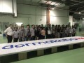 largest logo made of origami hearts@dormakaba (19)