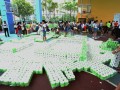 Largest Logo Made Of Toilet Rolls