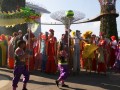 Largest Mass Performance Of Stilt Walkers