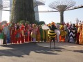 Largest Mass Performance Of Stilt Walkers