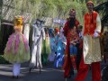 Largest Mass Performance Of Stilt Walkers