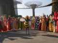 Largest Mass Performance Of Stilt Walkers