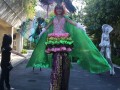 Largest Mass Performance Of Stilt Walkers