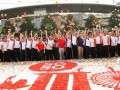 Largest Mosaic Made Of Plastic Bag Flowers