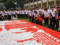 Largest Mosaic Made Of Plastic Bag Flowers