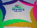 Largest Rangoli Made Of Pebbles
