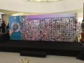 largest wall made of weaved cds (2)