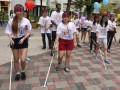 Largest White Cane Walk In Blindfolds