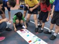 largest word formation made of ceramic tiles