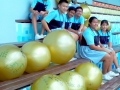 argest Word Formation Made Of Floating Spheres